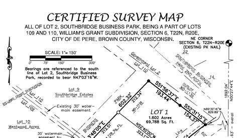 survey map of my property.